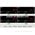 YUDIAN AI-37028 2 channel touch screen digital thermometer data logger ssr output